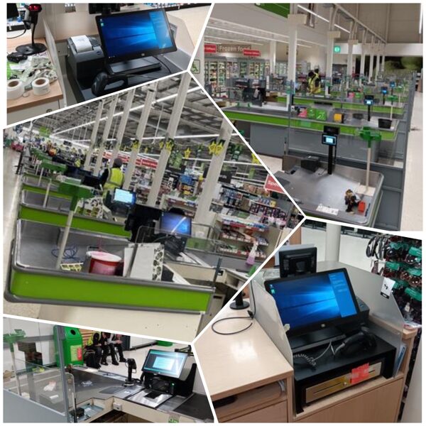 Large high volume store roll outs to the entire chain of 600+ stores to single stores