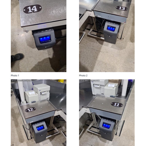 UK roll out of Tellermate cash collection units.