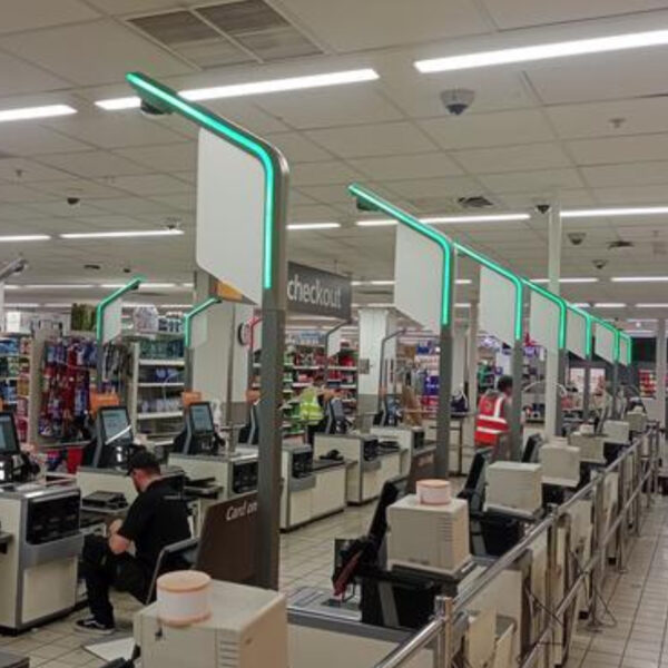 Tri Light and camera roll out on Self Scan checkouts