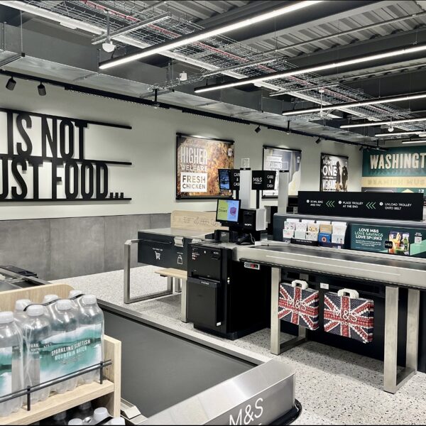 Front end belted self scan installation for our Retail Partners.