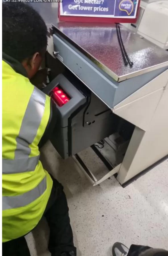Major Retailier cash collection & management equipment roll outs UK nationwide.
