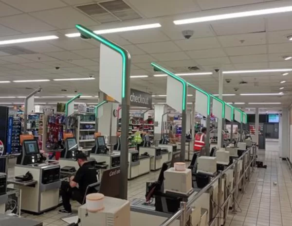 Tri Light and camera roll out on Self Scan checkouts