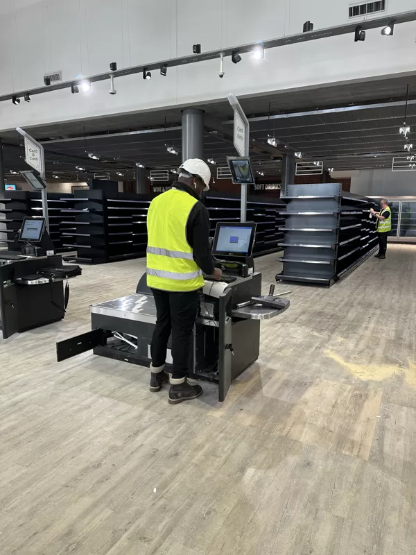 UK installation of Self Scan equipment.
