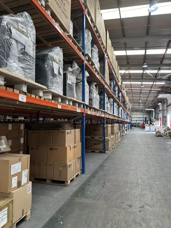 Storage and Warehousing of equipment.