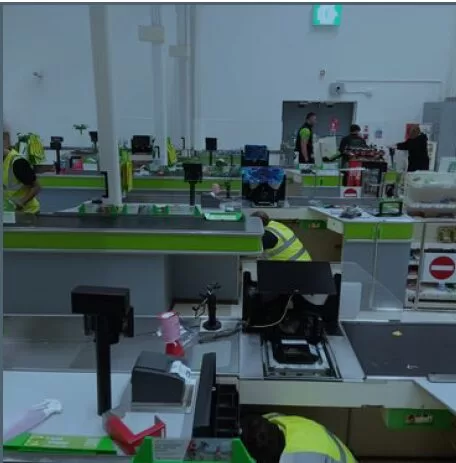 All checkout Installations, reconfiguration 